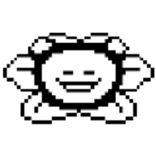 😊 Стикер «Undertale Flowey» для Telegram