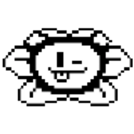 😜 Стикер «Undertale Flowey» для Telegram