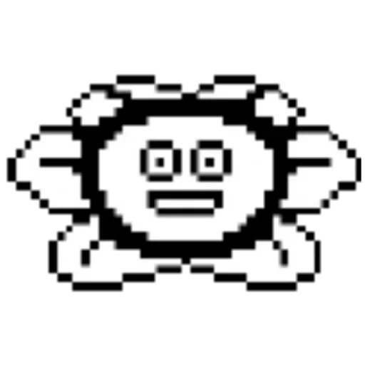 😦 Стикер «Undertale Flowey» для Telegram