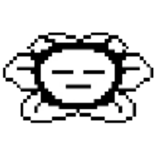 😑 Стикер «Undertale Flowey» для Telegram