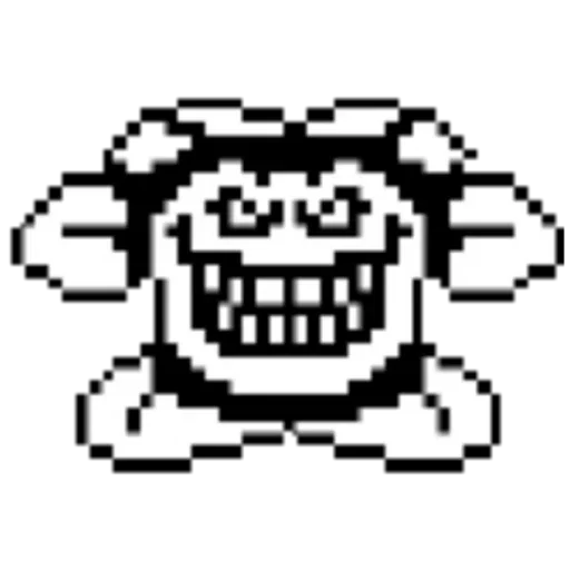 😈 Стикер «Undertale Flowey» для Telegram