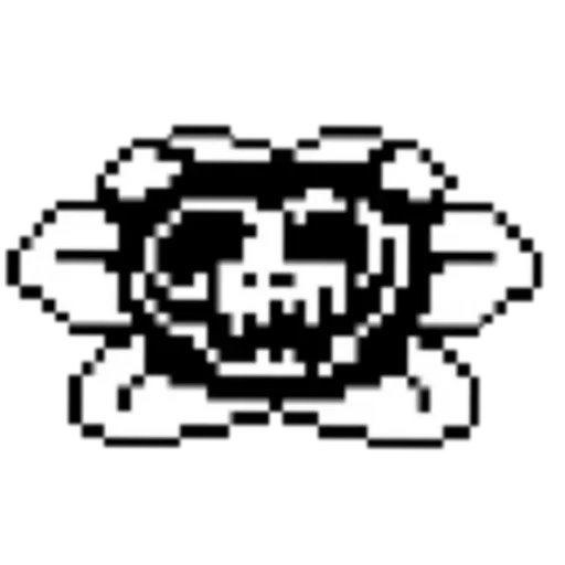 😈 Стикер «Undertale Flowey» для Telegram