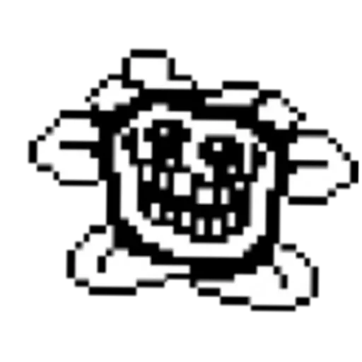 😈 Стикер «Undertale Flowey» для Telegram