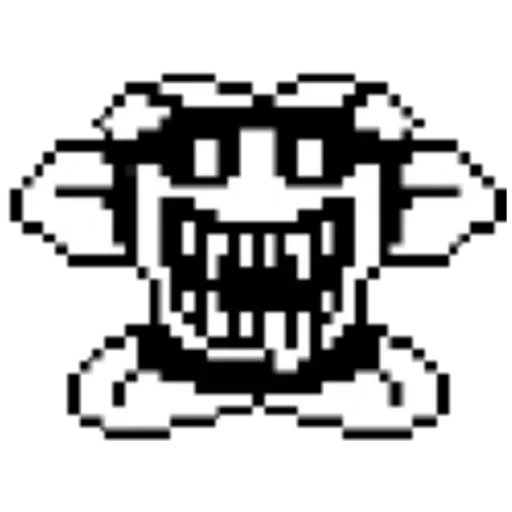 😈 Стикер «Undertale Flowey» для Telegram