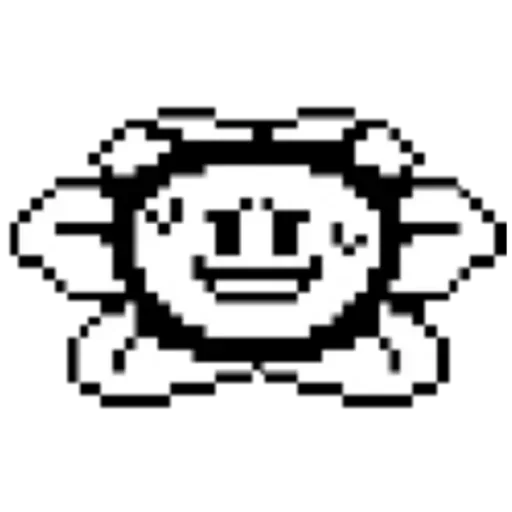 😰 Стикер «Undertale Flowey» для Telegram