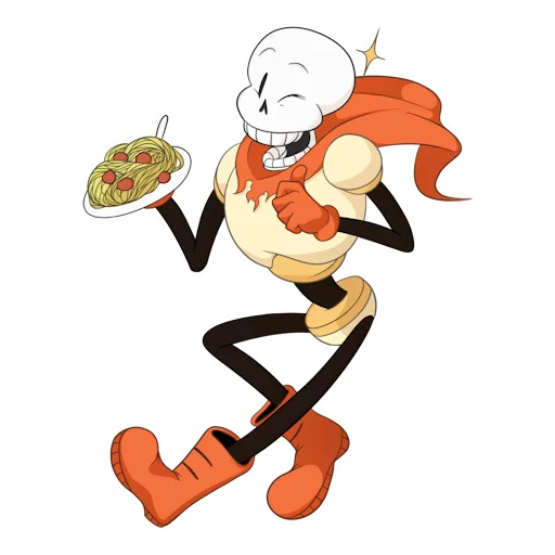 🍝 Стикер «Undertale Trash» для Telegram