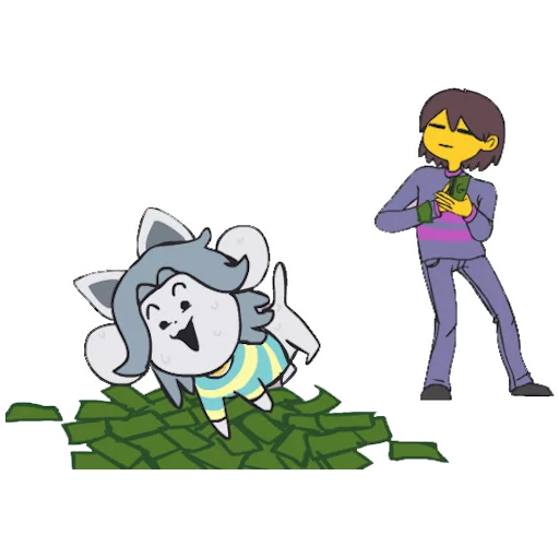 💸 Стикер «Undertale Trash» для Telegram