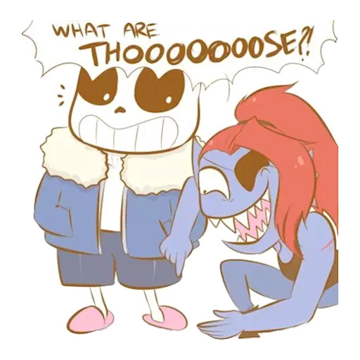 👇 Стикер «Undertale Trash» для Telegram