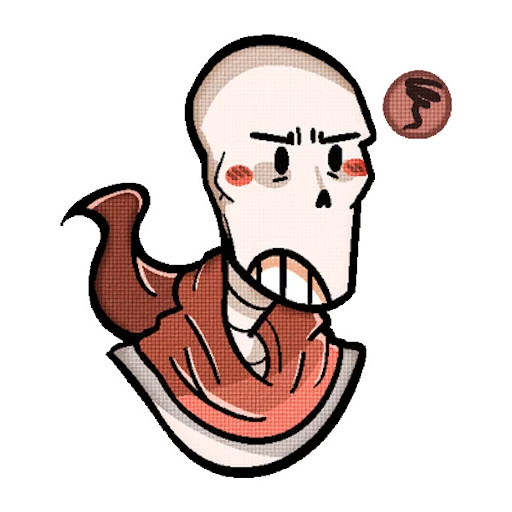 💢 Стикер «Undertale Trash» для Telegram