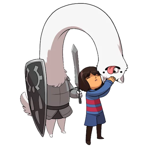 😛 Стикер «Undertale Trash» для Telegram