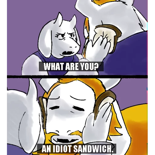 🍞 Стикер «Undertale Trash» для Telegram