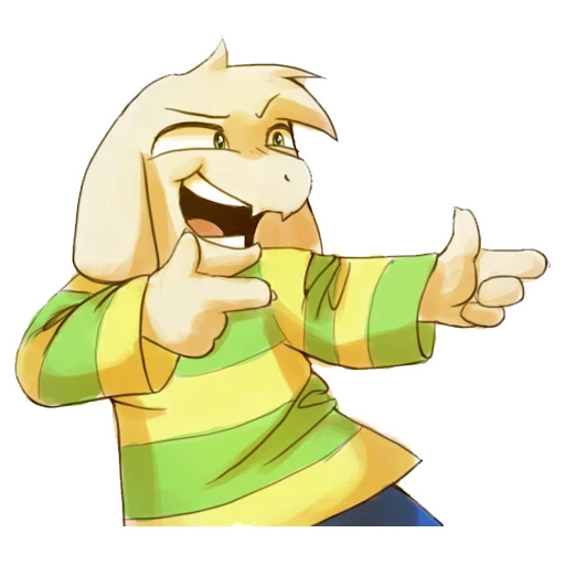 😜 Стикер «Undertale Trash» для Telegram