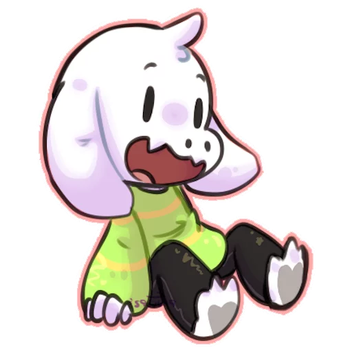 😆 Стикер «Undertale Trash» для Telegram