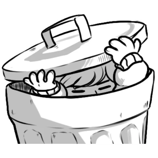 🚮 Стикер «Undertale Trash» для Telegram