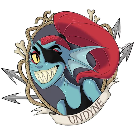😎 Стикер «Undertale Trash» для Telegram