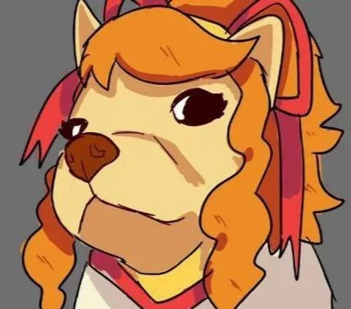 🏳️‍⚧️ Стикер «Желтушный Андертейл» для Telegram
