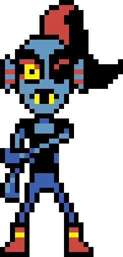 🐟 Стикер «Undyne» для Telegram