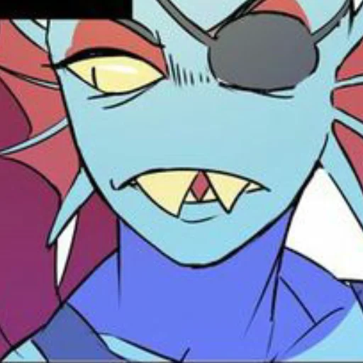 🐟 Стикер «Undyne» для Telegram