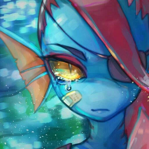 🐟 Стикер «Undyne» для Telegram