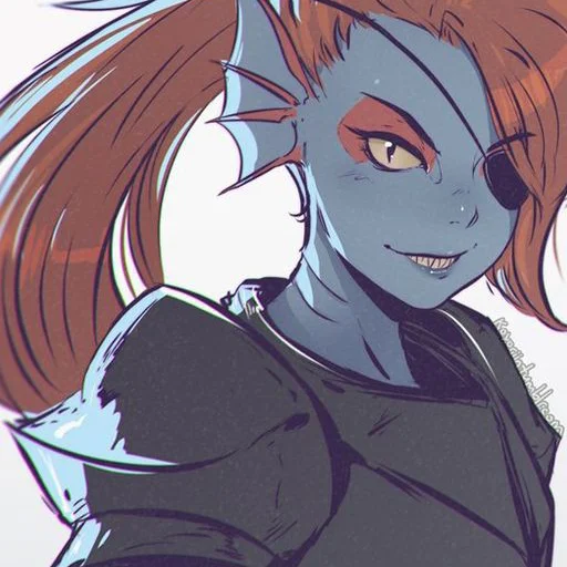 🐟 Стикер «Undyne» для Telegram
