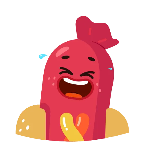 Стикерпак Unheathy Food для Telegram
