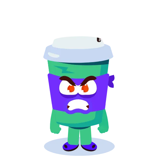 🙁 Стикер «Unheathy Food» для Telegram