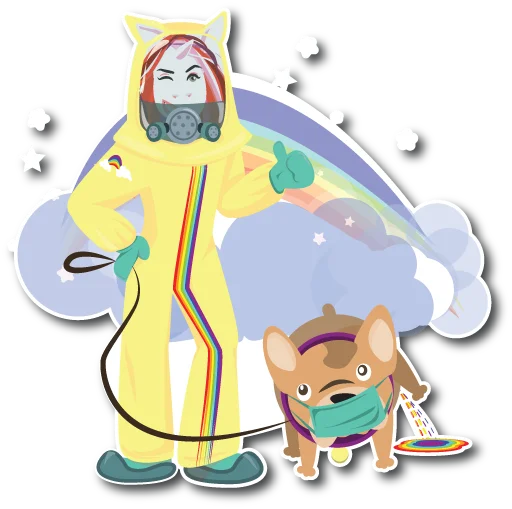 😉 Стикер «женсовет» для Telegram