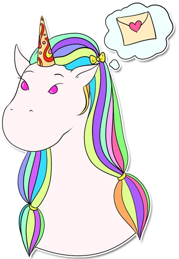 ✉️ Стикер «unicorn_kravez» для Telegram