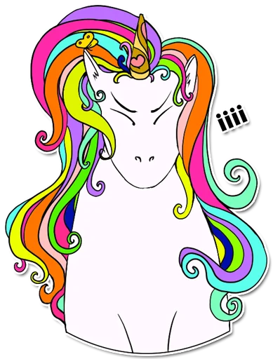 😖 Стикер «unicorn_kravez» для Telegram