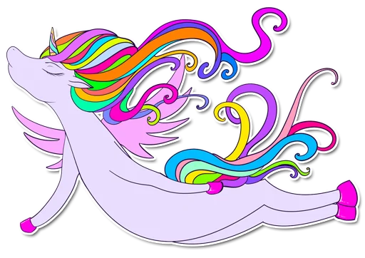 🧚‍♀️ Стикер «unicorn_kravez» для Telegram