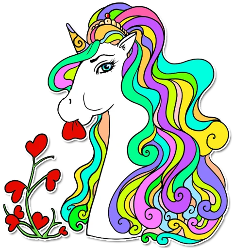 💔 Стикер «unicorn_kravez» для Telegram