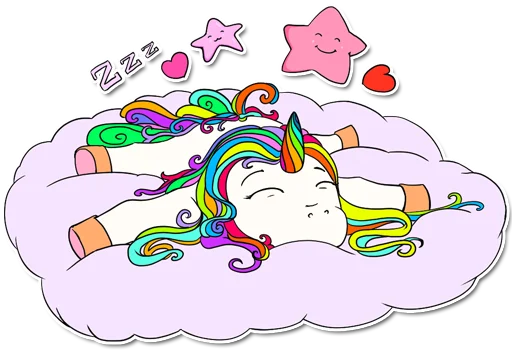 🌙 Стикер «unicorn_kravez» для Telegram