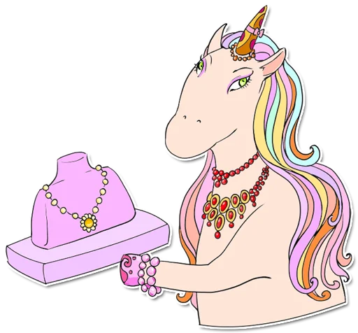 💸 Стикер «unicorn_kravez» для Telegram