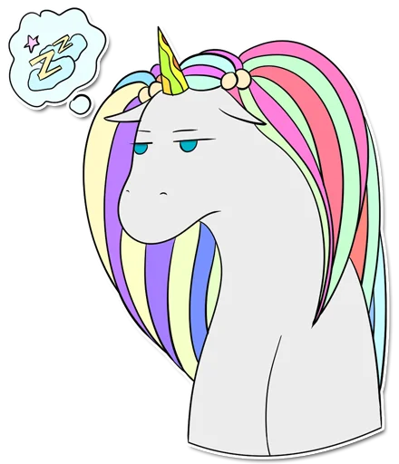 😮‍💨 Стикер «unicorn_kravez» для Telegram