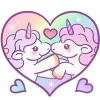 😘 Эмодзи «Единорожек» для Telegram