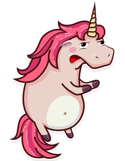 😖 Стикер «Stella the Unicorn» для Telegram