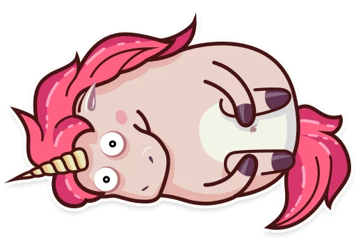 😱 Стикер «Stella the Unicorn» для Telegram