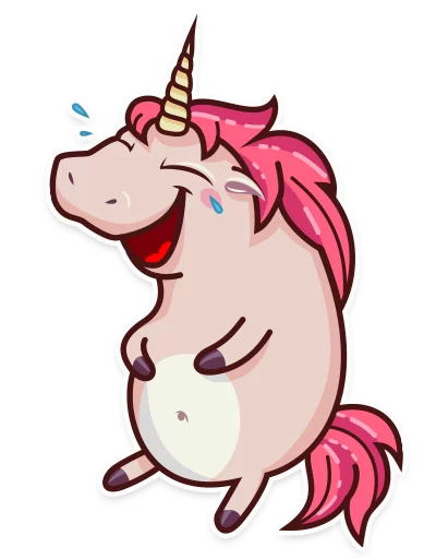 Стикерпак Stella the Unicorn для Telegram