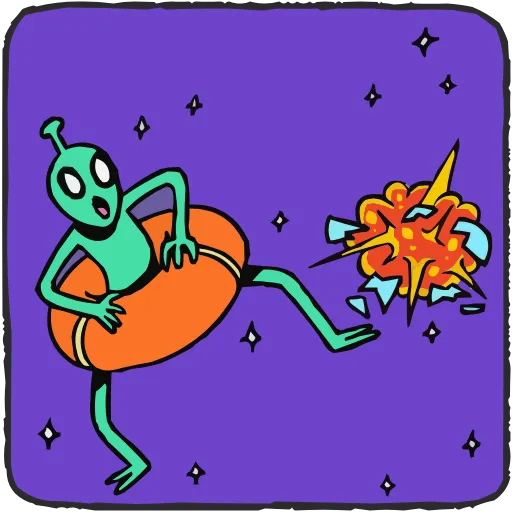 🛸 Эмодзи «Неопознанные Летающие Обаяшки» для Telegram