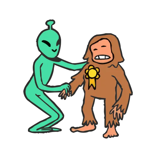 🛸 Эмодзи «Неопознанные Летающие Обаяшки» для Telegram