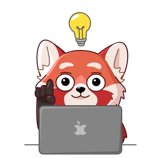 ☝️ Стикер «UniLecs Panda» для Telegram