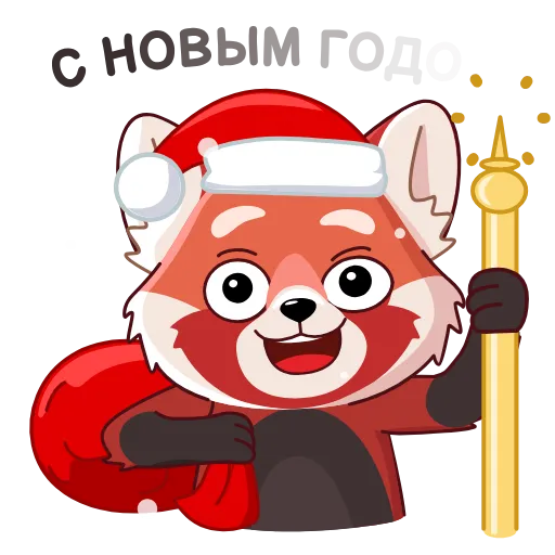 🎅 Стикер «UniLecs Panda» для Telegram