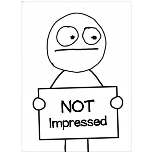 😐 Стикер «Unimpressed» для Telegram