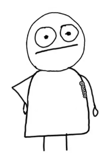 😐 Стикер «Unimpressed» для Telegram