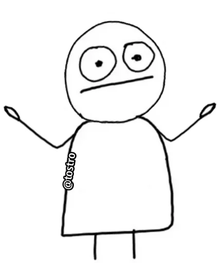 😐 Стикер «Unimpressed» для Telegram