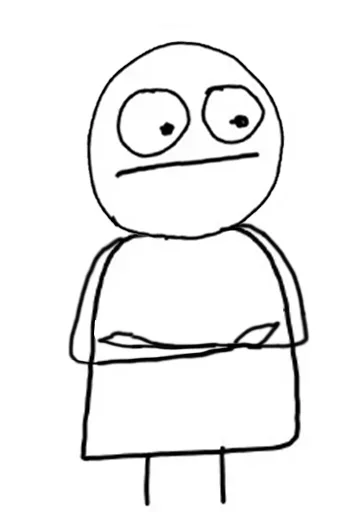 😐 Стикер «Unimpressed» для Telegram