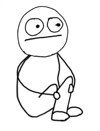 😐 Стикер «Unimpressed» для Telegram