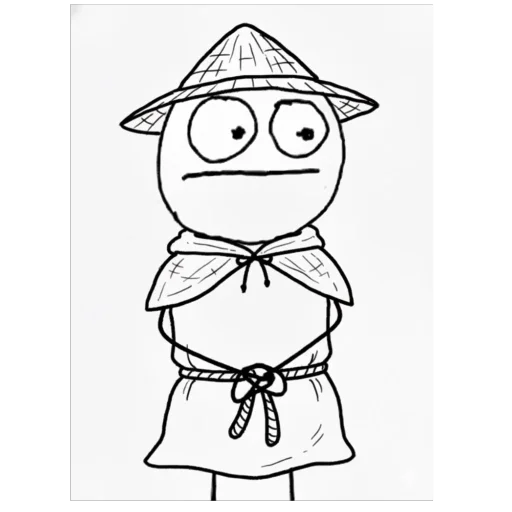 🫥 Стикер «Unimpressed» для Telegram