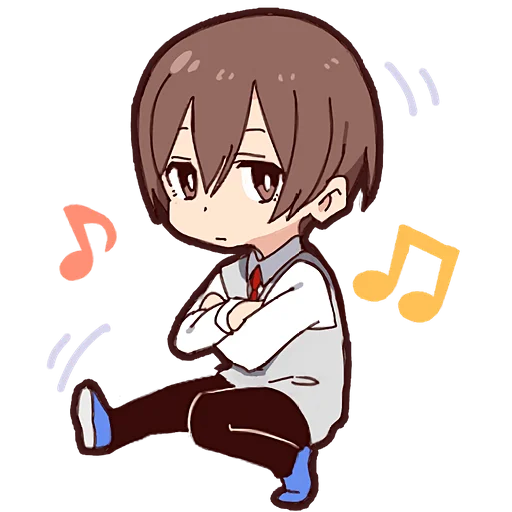 🕺 Стикер «Юный кун» для Telegram