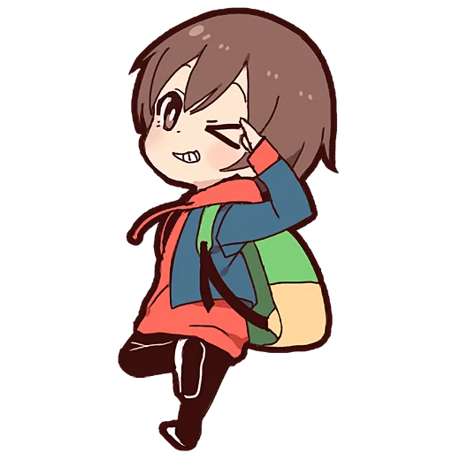 🫡 Стикер «Юный кун» для Telegram